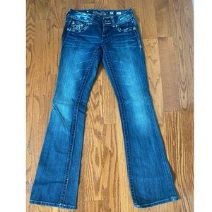 Miss Me lace and studded pockets